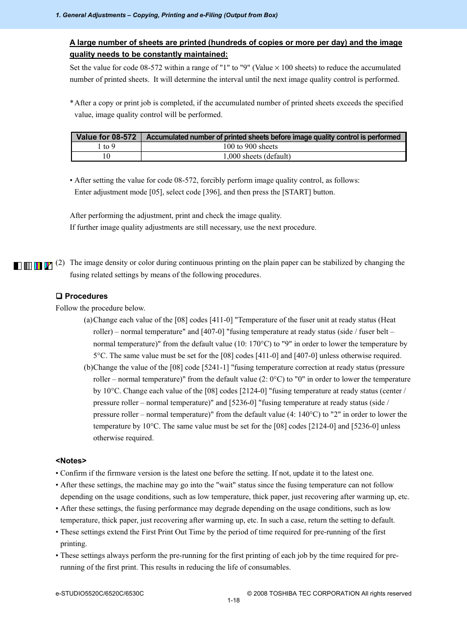 Toshiba e-Studio Imaging 6520c User Manual | Page 28 / 288