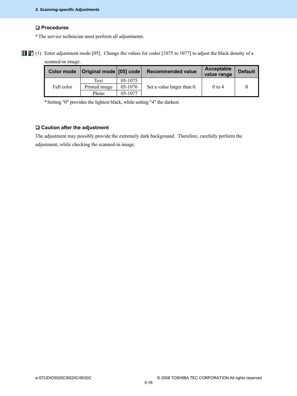 Toshiba e-Studio Imaging 6520c User Manual | Page 282 / 288