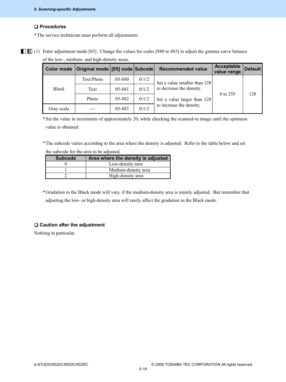 Toshiba e-Studio Imaging 6520c User Manual | Page 284 / 288