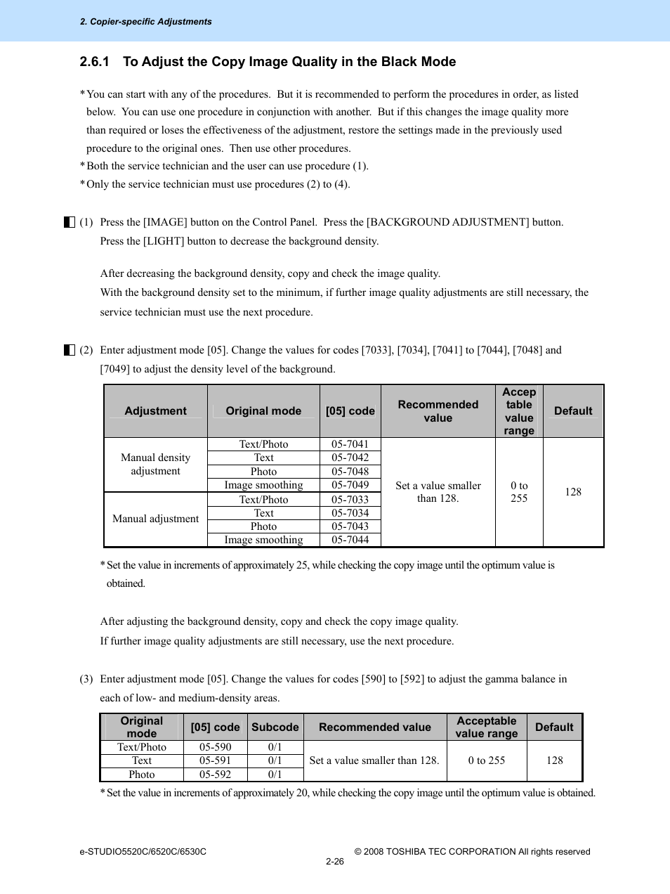 Toshiba e-Studio Imaging 6520c User Manual | Page 60 / 288