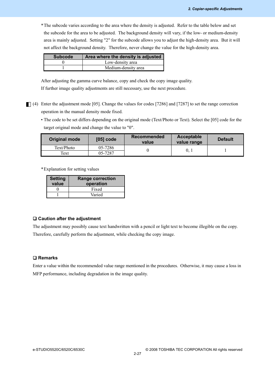 Toshiba e-Studio Imaging 6520c User Manual | Page 61 / 288