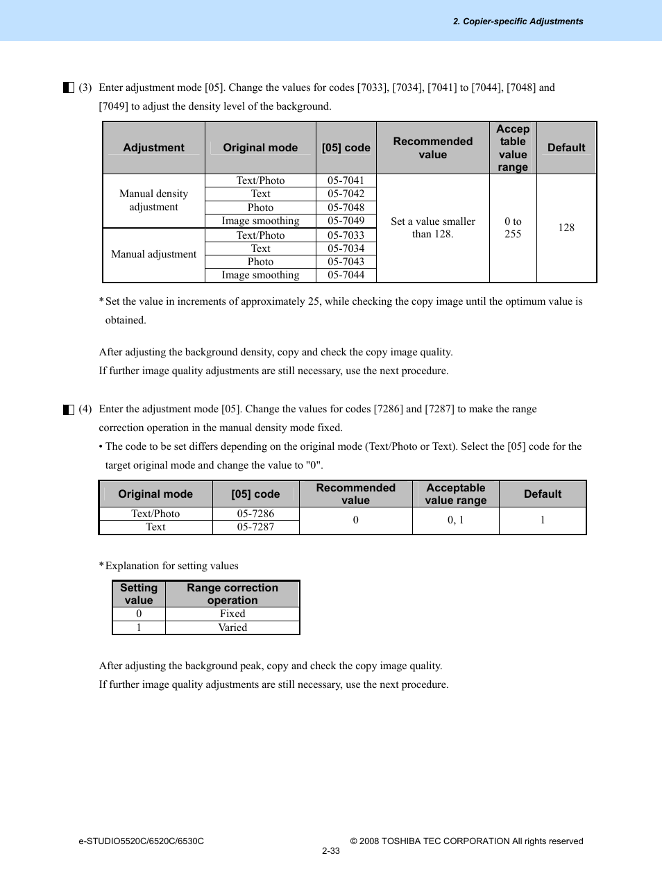 Toshiba e-Studio Imaging 6520c User Manual | Page 67 / 288