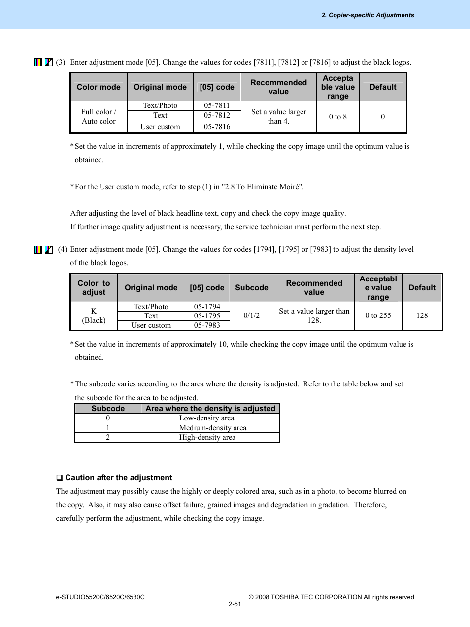 Toshiba e-Studio Imaging 6520c User Manual | Page 85 / 288