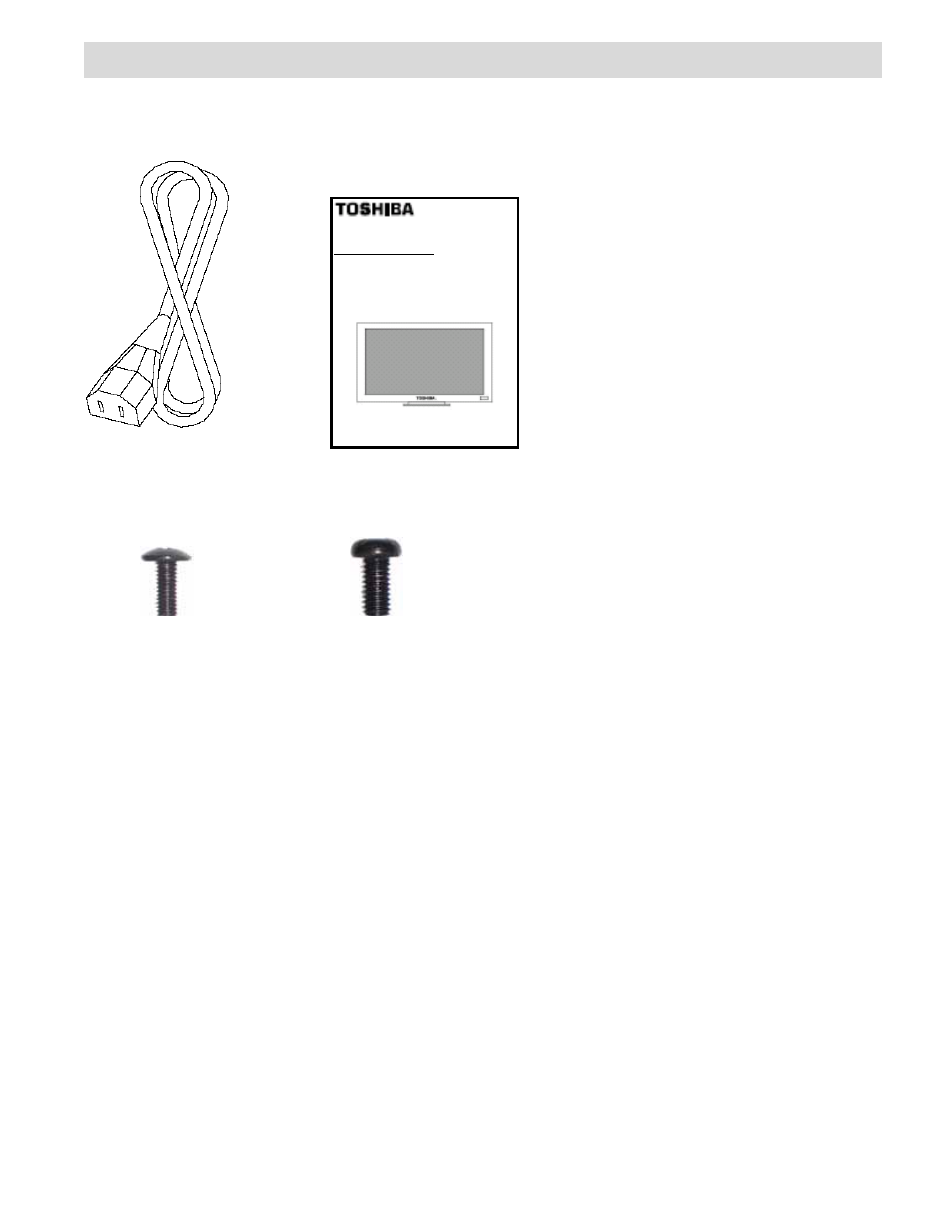 Supplied accessories | Toshiba P32LSA User Manual | Page 16 / 33