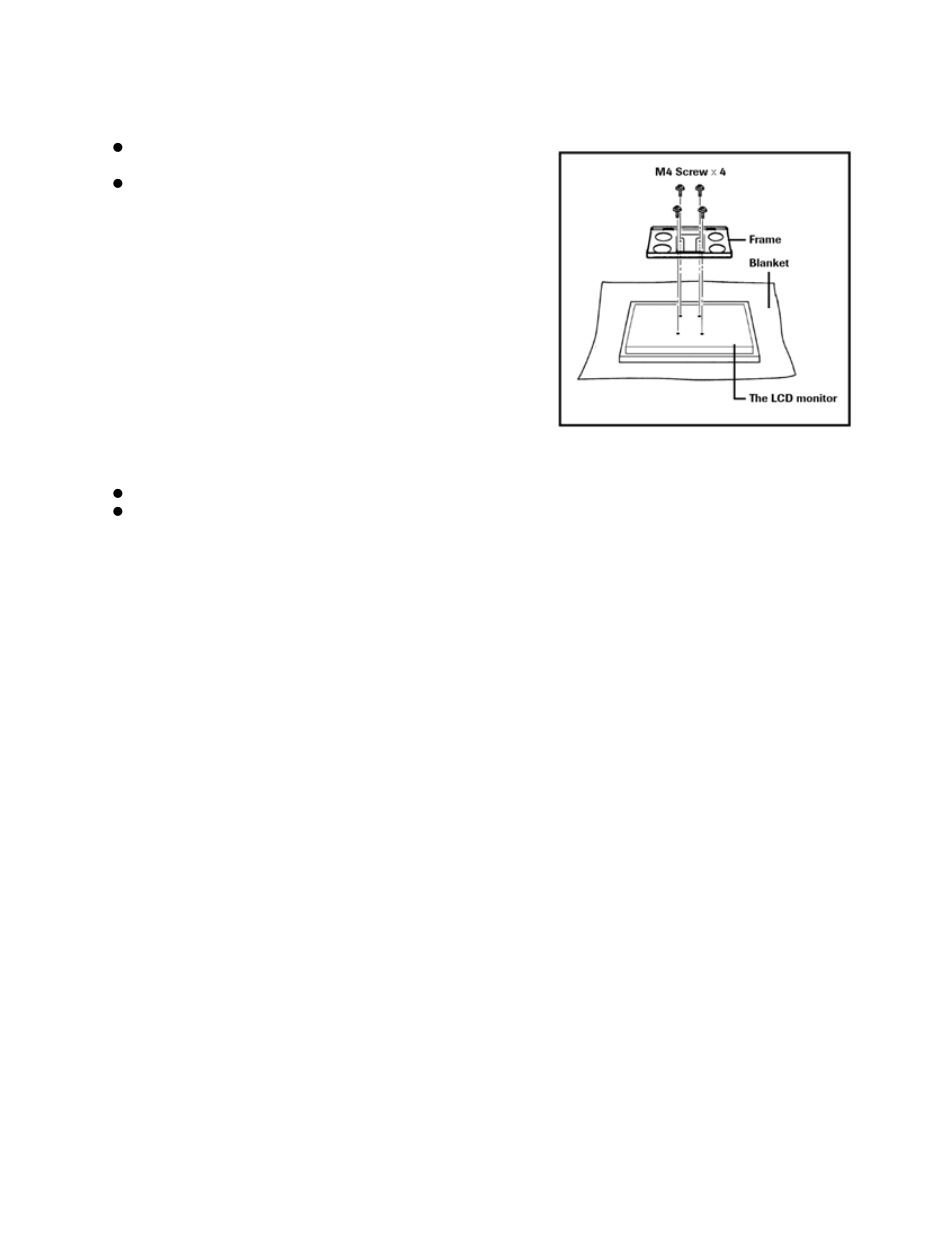 Wire before hanging on the wall | Toshiba P32LSA User Manual | Page 21 / 33
