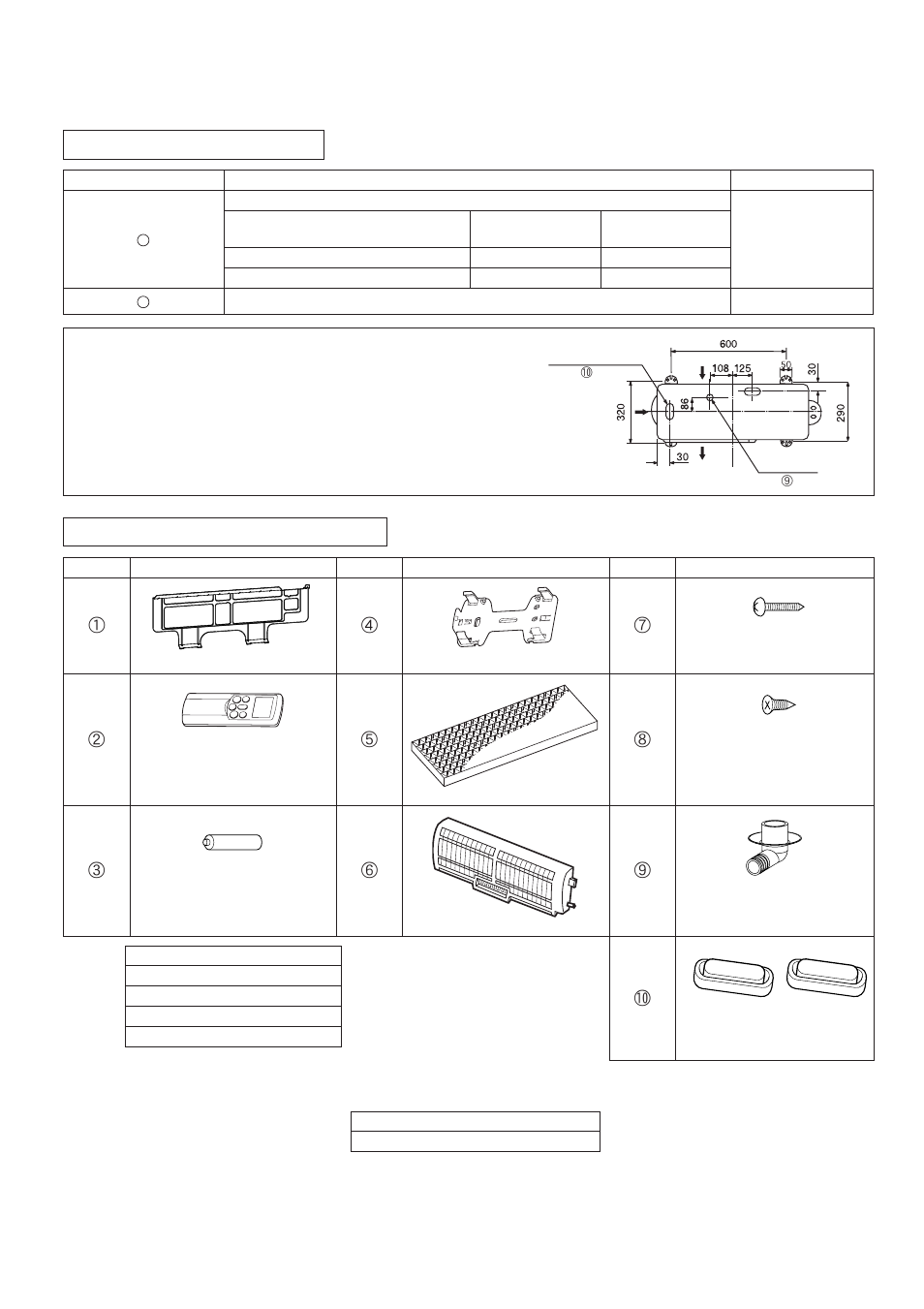 Optional installation parts, Accessory and installation parts, 2.optional parts, accesories and tools | Toshiba RAS-M13EKCVP-E User Manual | Page 61 / 136