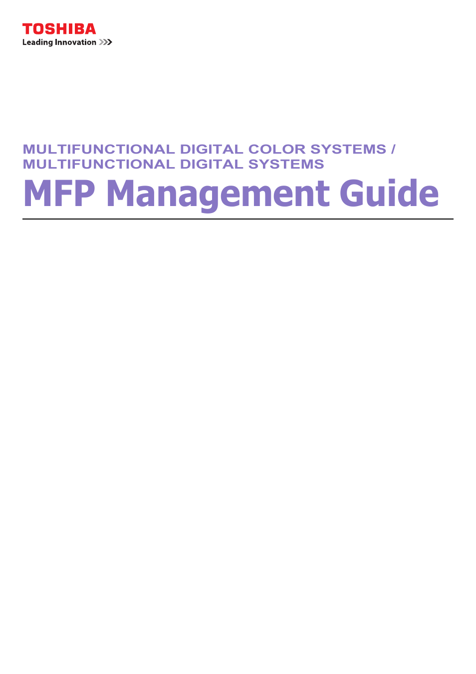 Toshiba multifunctional digital color systems e-STUDIO4540C User Manual | 282 pages