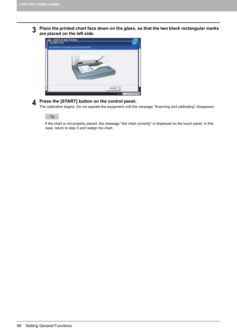 Toshiba multifunctional digital color systems e-STUDIO4540C User Manual | Page 100 / 282