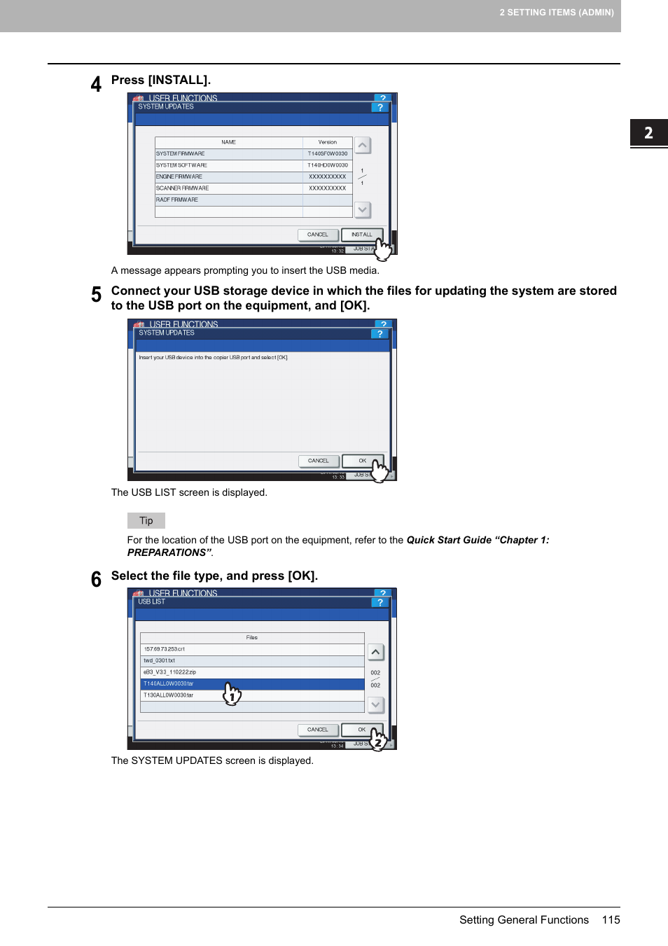 Toshiba multifunctional digital color systems e-STUDIO4540C User Manual | Page 117 / 282