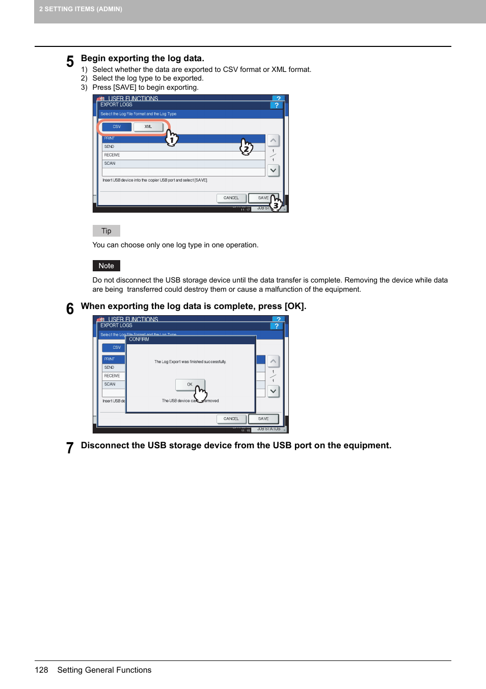 Toshiba multifunctional digital color systems e-STUDIO4540C User Manual | Page 130 / 282