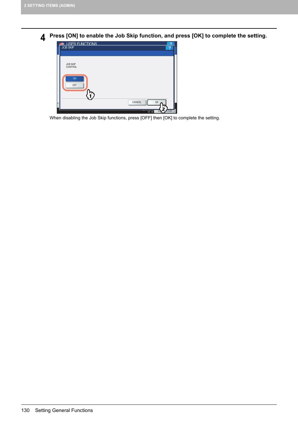 Toshiba multifunctional digital color systems e-STUDIO4540C User Manual | Page 132 / 282