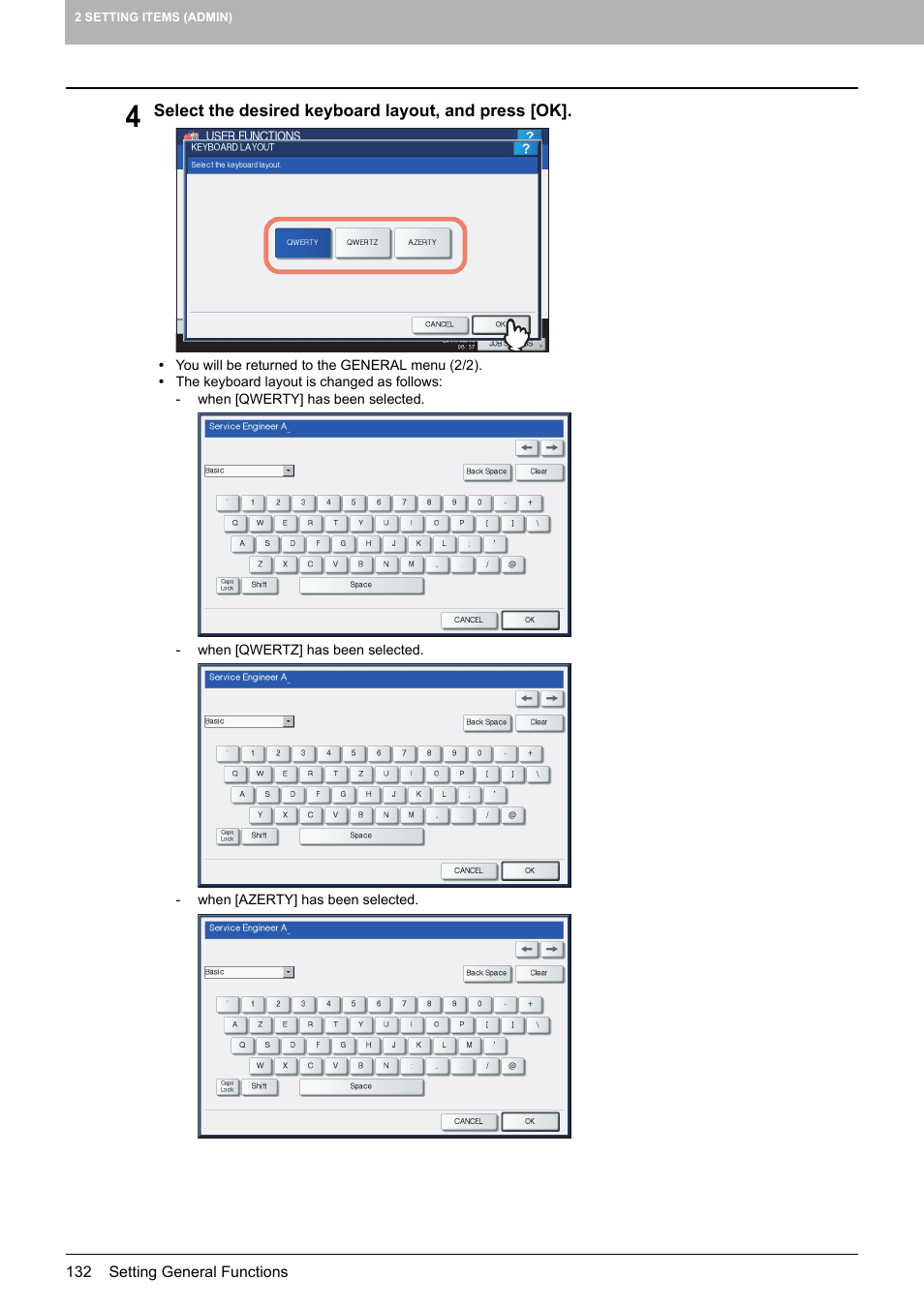 Toshiba multifunctional digital color systems e-STUDIO4540C User Manual | Page 134 / 282