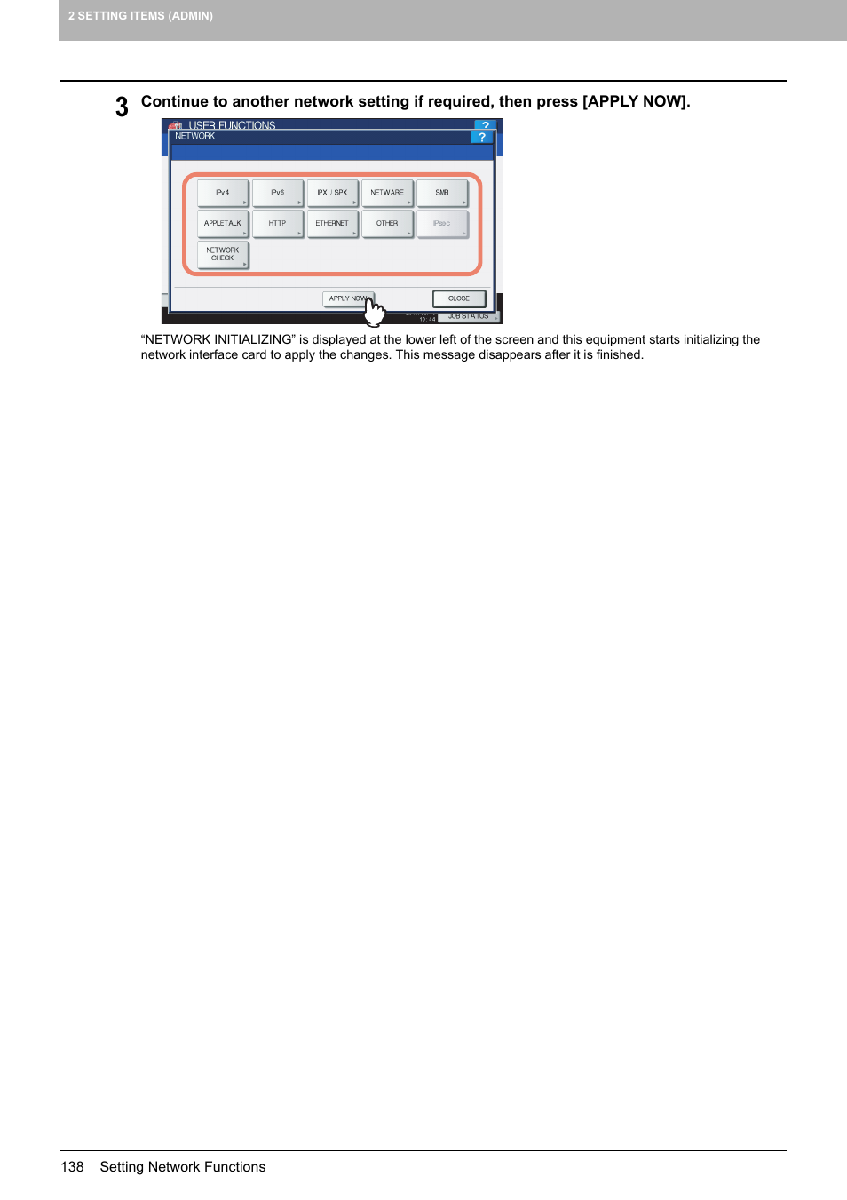 Toshiba multifunctional digital color systems e-STUDIO4540C User Manual | Page 140 / 282