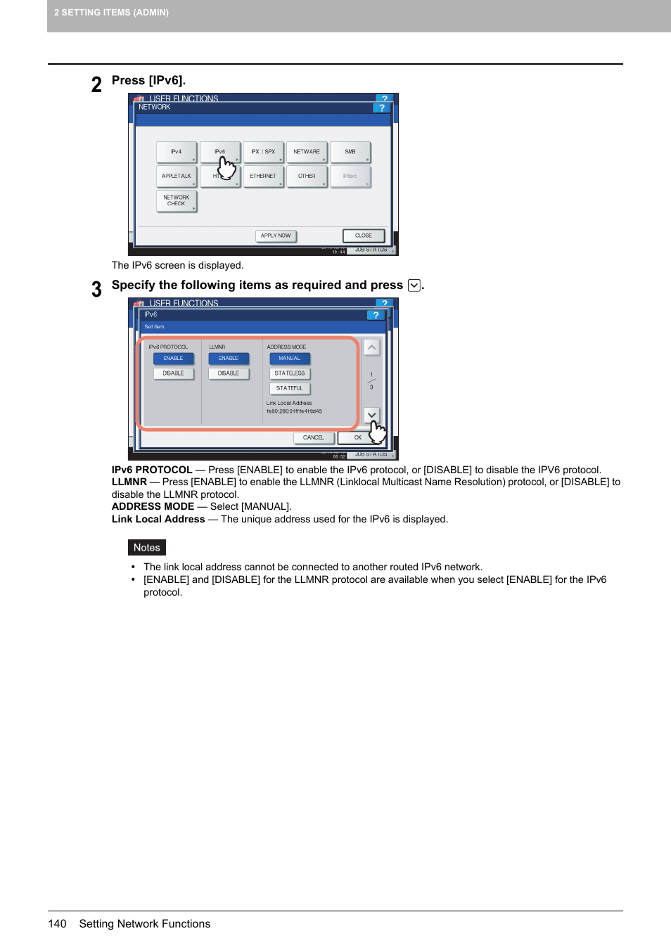 Toshiba multifunctional digital color systems e-STUDIO4540C User Manual | Page 142 / 282