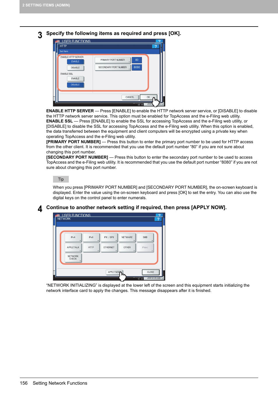 Toshiba multifunctional digital color systems e-STUDIO4540C User Manual | Page 158 / 282