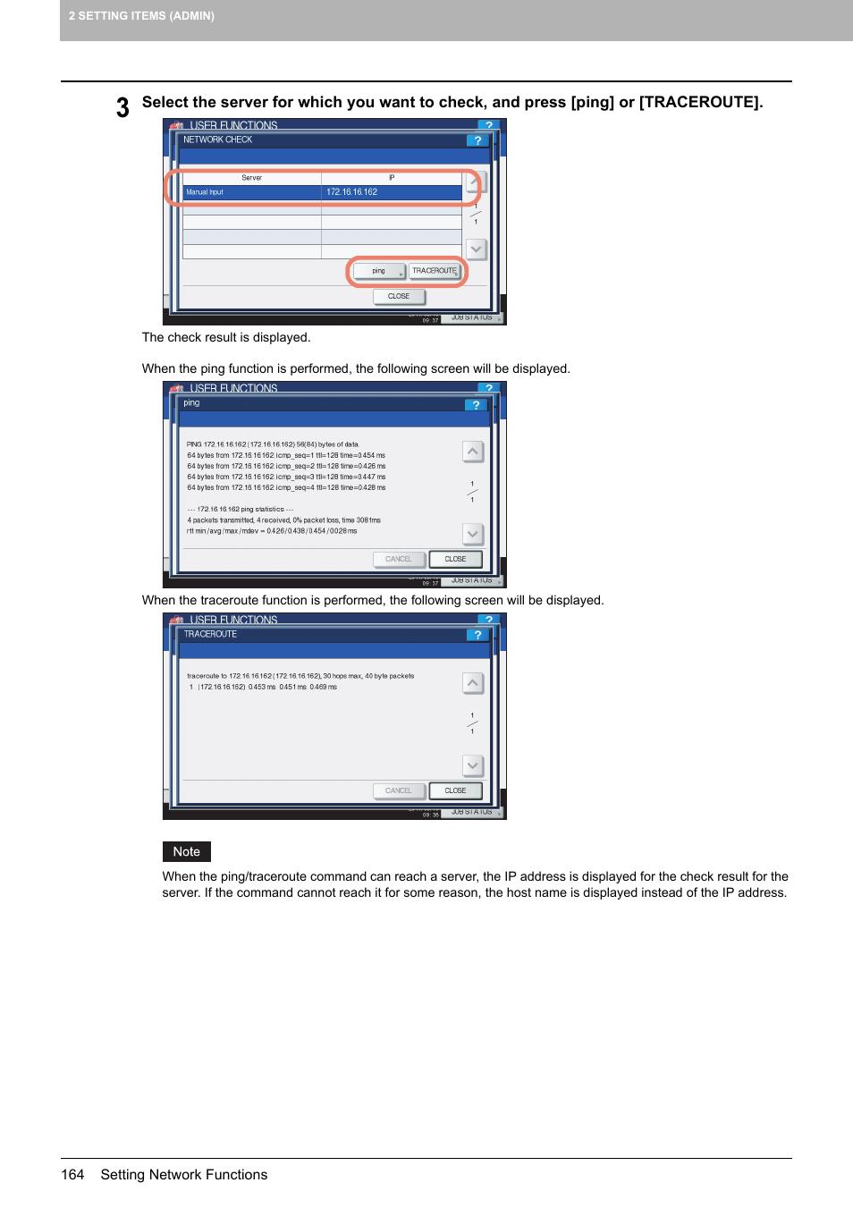 Toshiba multifunctional digital color systems e-STUDIO4540C User Manual | Page 166 / 282