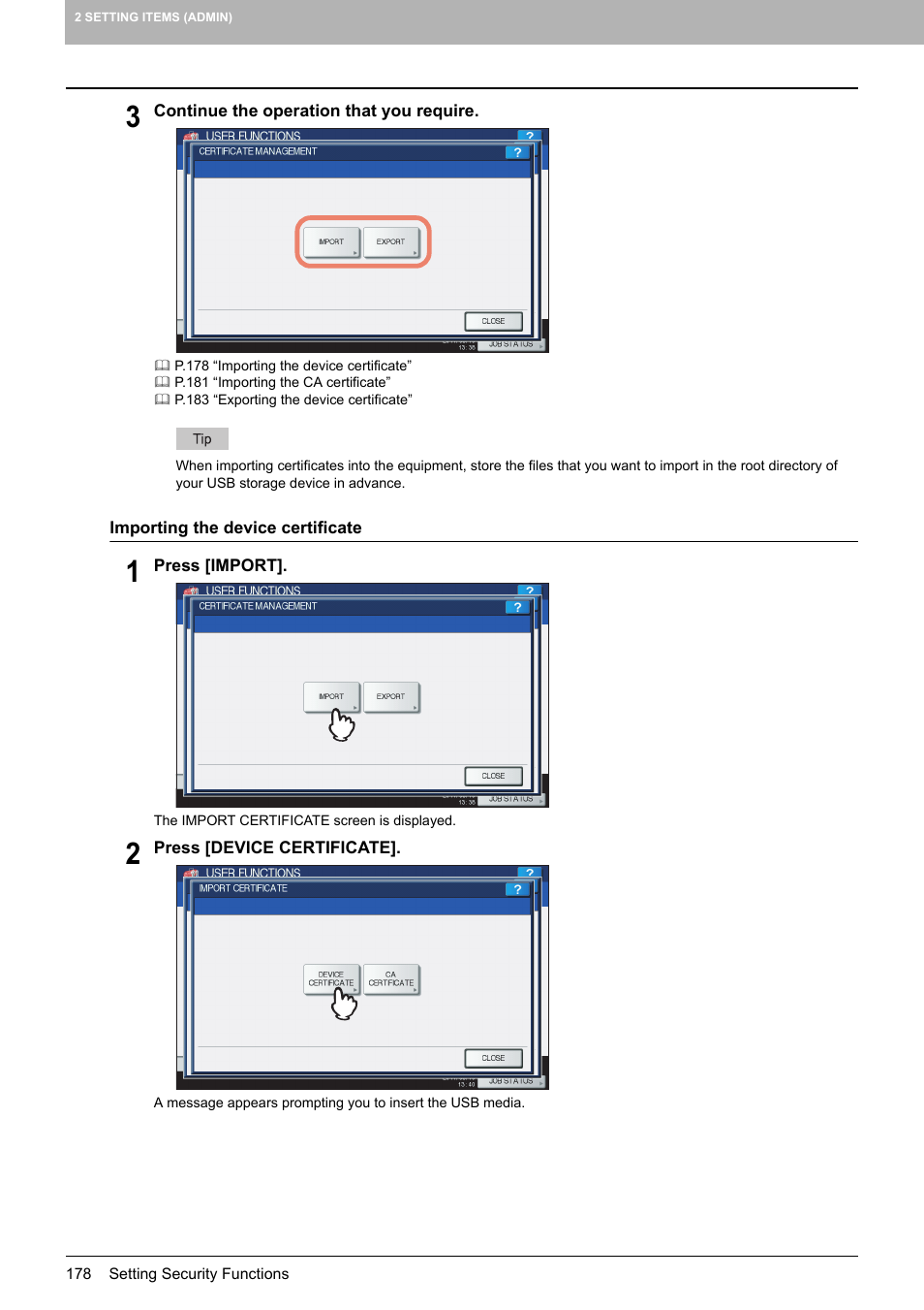Toshiba multifunctional digital color systems e-STUDIO4540C User Manual | Page 180 / 282