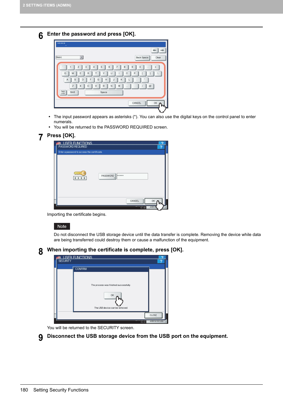 Toshiba multifunctional digital color systems e-STUDIO4540C User Manual | Page 182 / 282