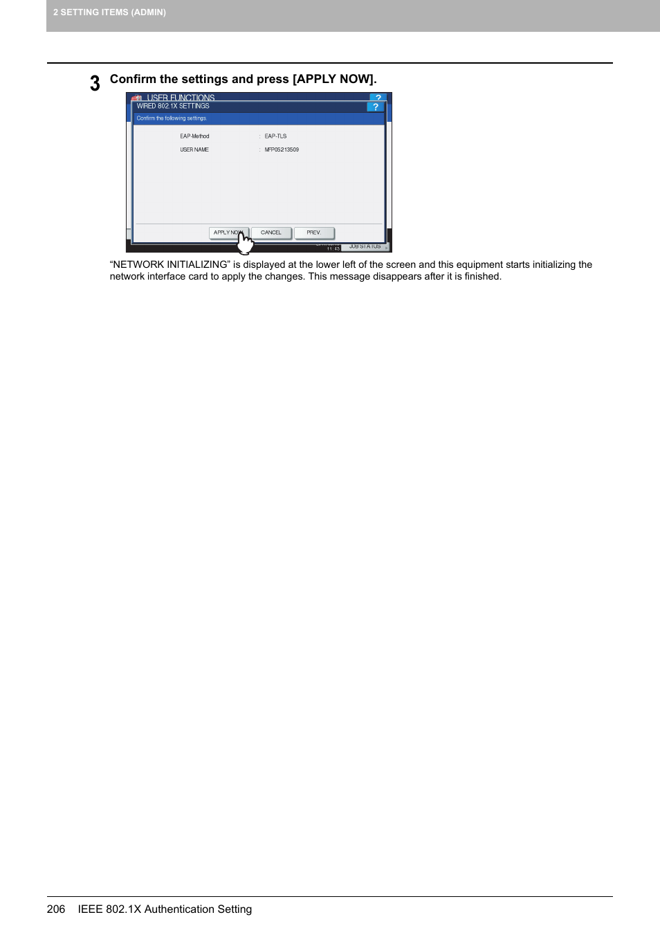 Toshiba multifunctional digital color systems e-STUDIO4540C User Manual | Page 208 / 282