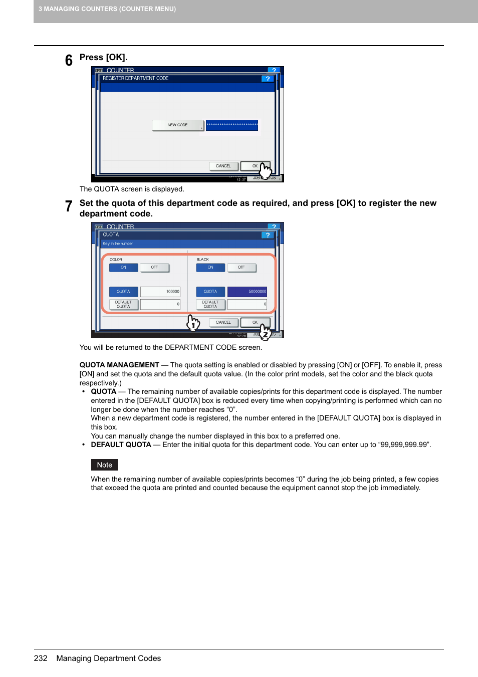 Toshiba multifunctional digital color systems e-STUDIO4540C User Manual | Page 234 / 282