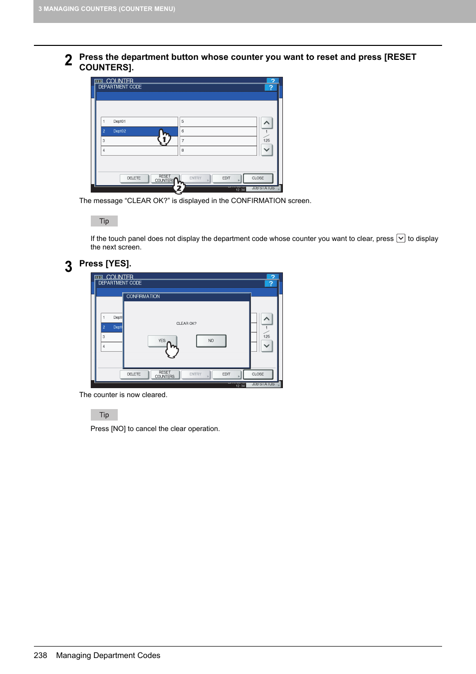 Toshiba multifunctional digital color systems e-STUDIO4540C User Manual | Page 240 / 282