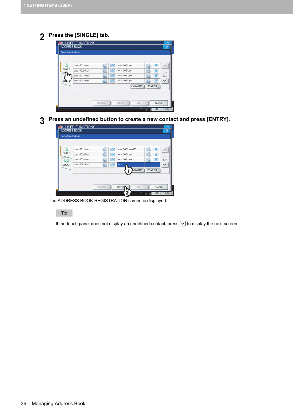 Toshiba multifunctional digital color systems e-STUDIO4540C User Manual | Page 38 / 282