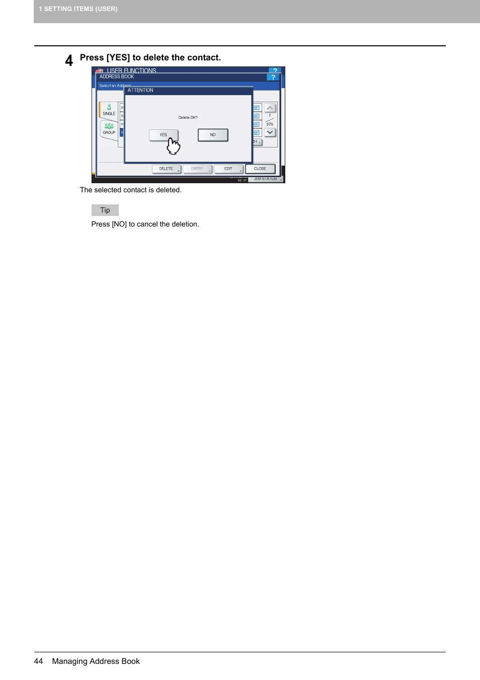 Toshiba multifunctional digital color systems e-STUDIO4540C User Manual | Page 46 / 282