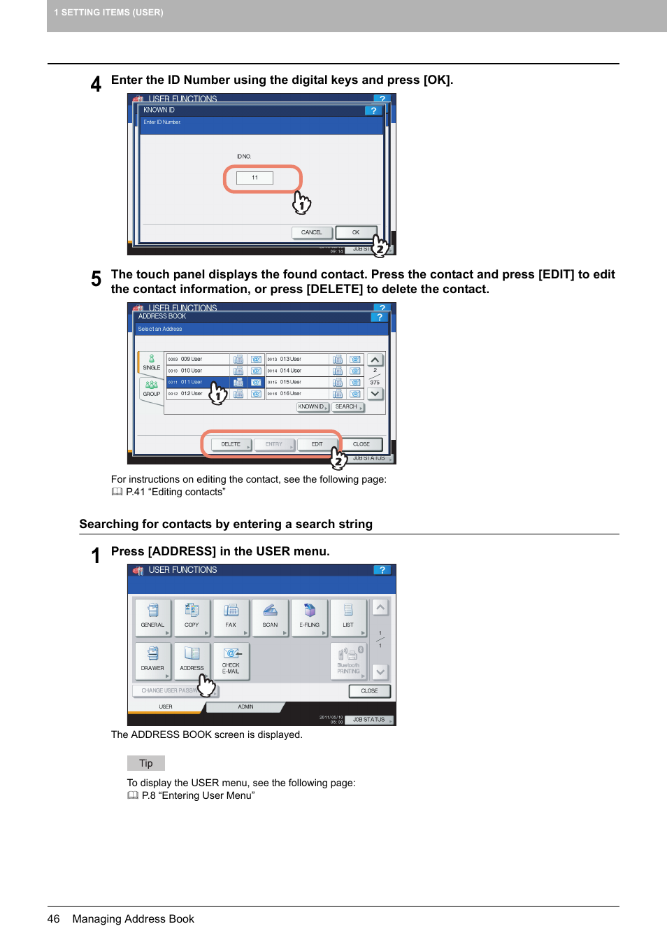 Toshiba multifunctional digital color systems e-STUDIO4540C User Manual | Page 48 / 282