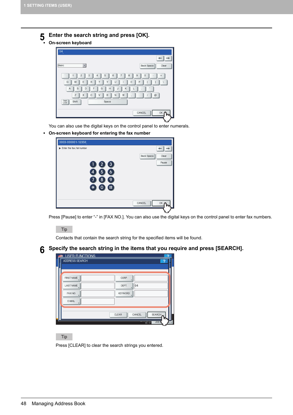 Toshiba multifunctional digital color systems e-STUDIO4540C User Manual | Page 50 / 282