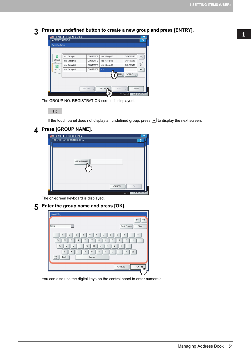 Toshiba multifunctional digital color systems e-STUDIO4540C User Manual | Page 53 / 282