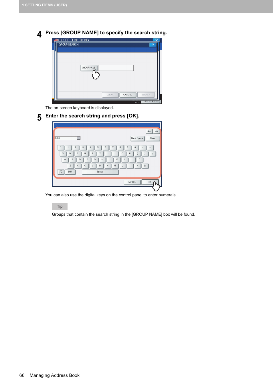 Toshiba multifunctional digital color systems e-STUDIO4540C User Manual | Page 68 / 282