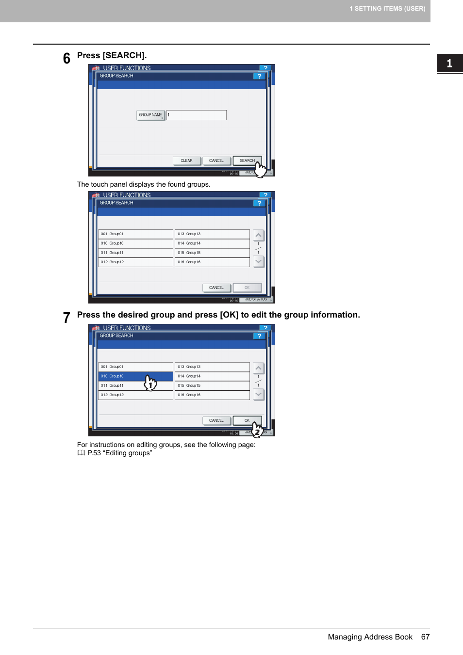 Toshiba multifunctional digital color systems e-STUDIO4540C User Manual | Page 69 / 282