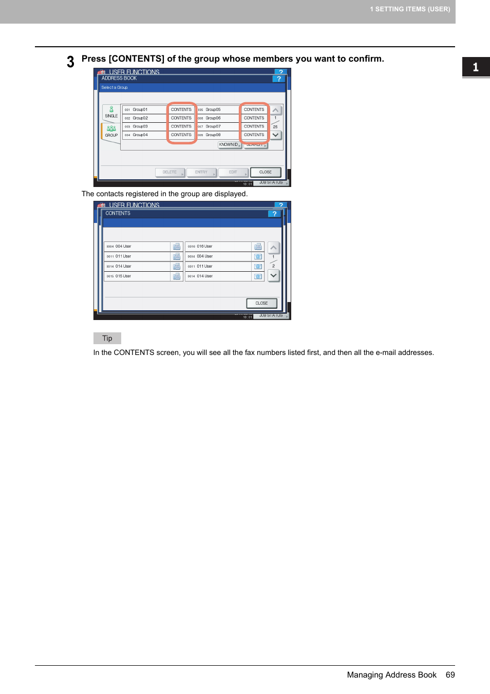 Toshiba multifunctional digital color systems e-STUDIO4540C User Manual | Page 71 / 282