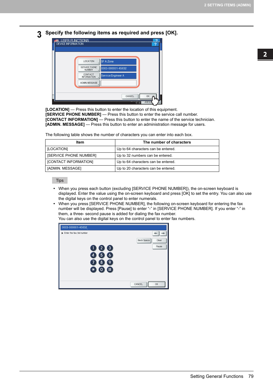 Toshiba multifunctional digital color systems e-STUDIO4540C User Manual | Page 81 / 282