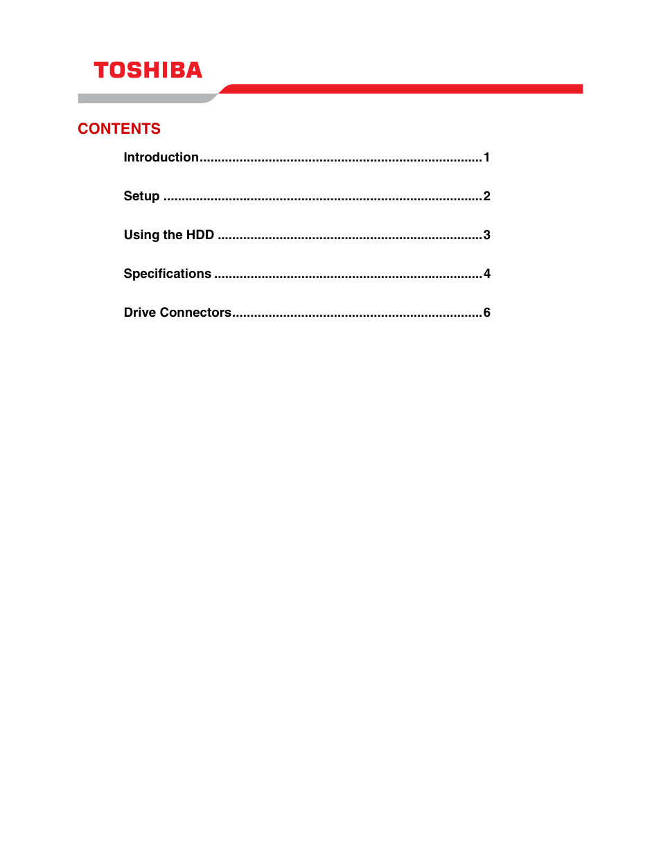 Toshiba MK4007GAL User Manual | Page 2 / 9