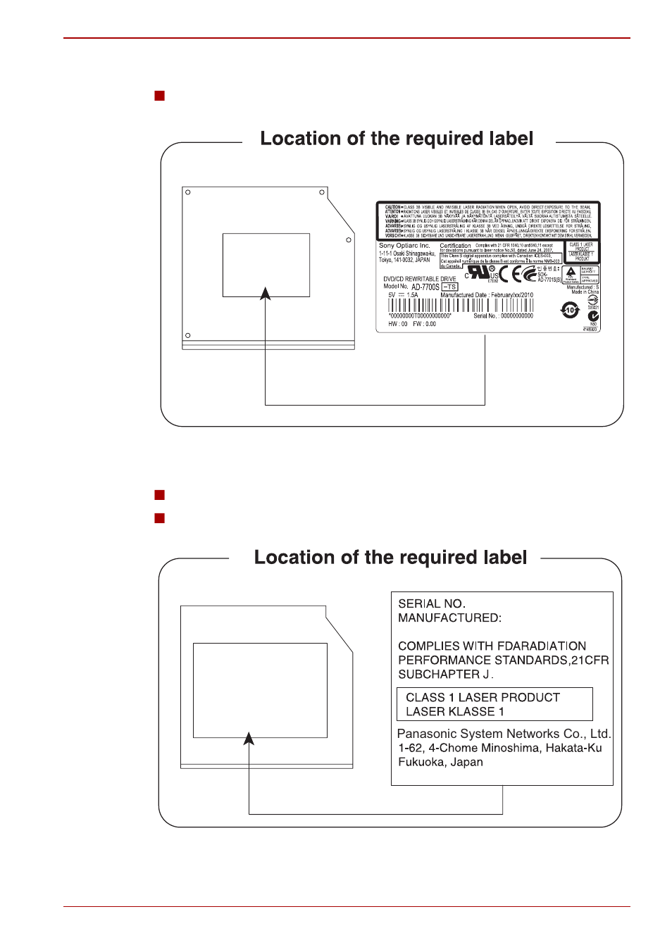 Toshiba P750D User Manual | Page 14 / 221