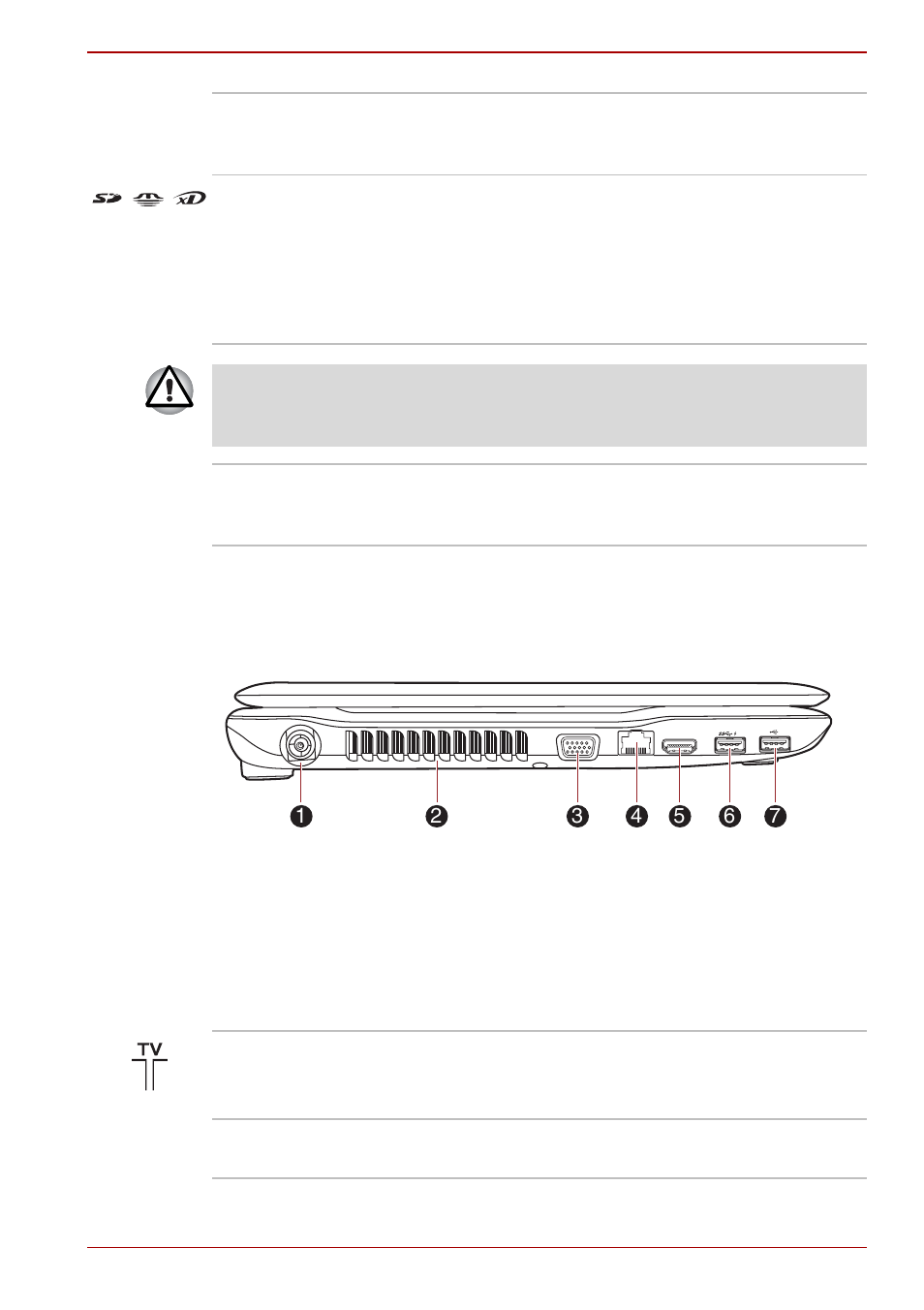 Left side, Left side -2 | Toshiba P750D User Manual | Page 39 / 221