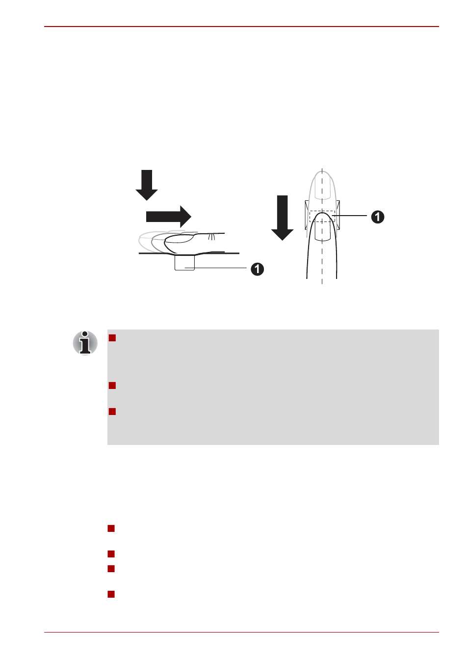 How to swipe your finger | Toshiba P750D User Manual | Page 99 / 221