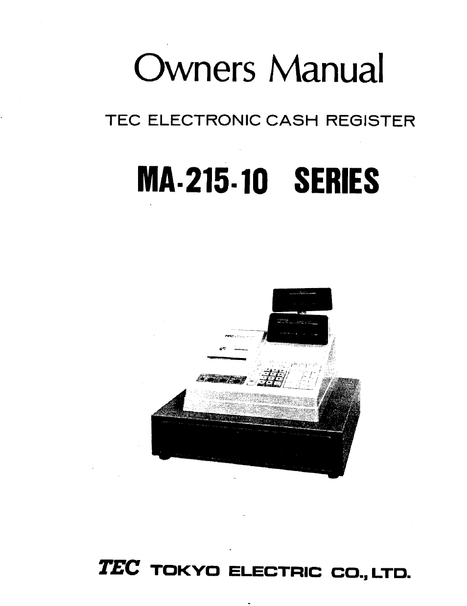 Toshiba MA-215-10 SERIES User Manual | 56 pages