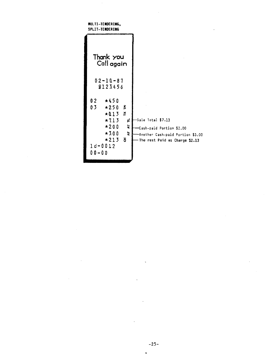 Thank you call again, Ia-87, Gl25456 | Toshiba MA-215-10 SERIES User Manual | Page 29 / 56