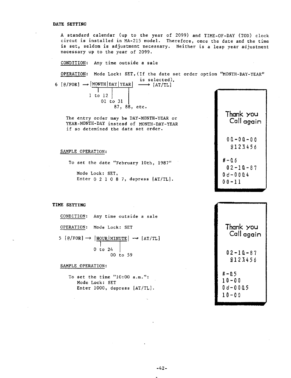 O d - o o a 4 | Toshiba MA-215-10 SERIES User Manual | Page 46 / 56