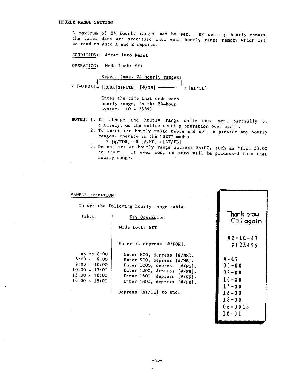 Thank you, Ia-87, 0 2 - i a - 8 7 | O d - o o a s | Toshiba MA-215-10 SERIES User Manual | Page 47 / 56