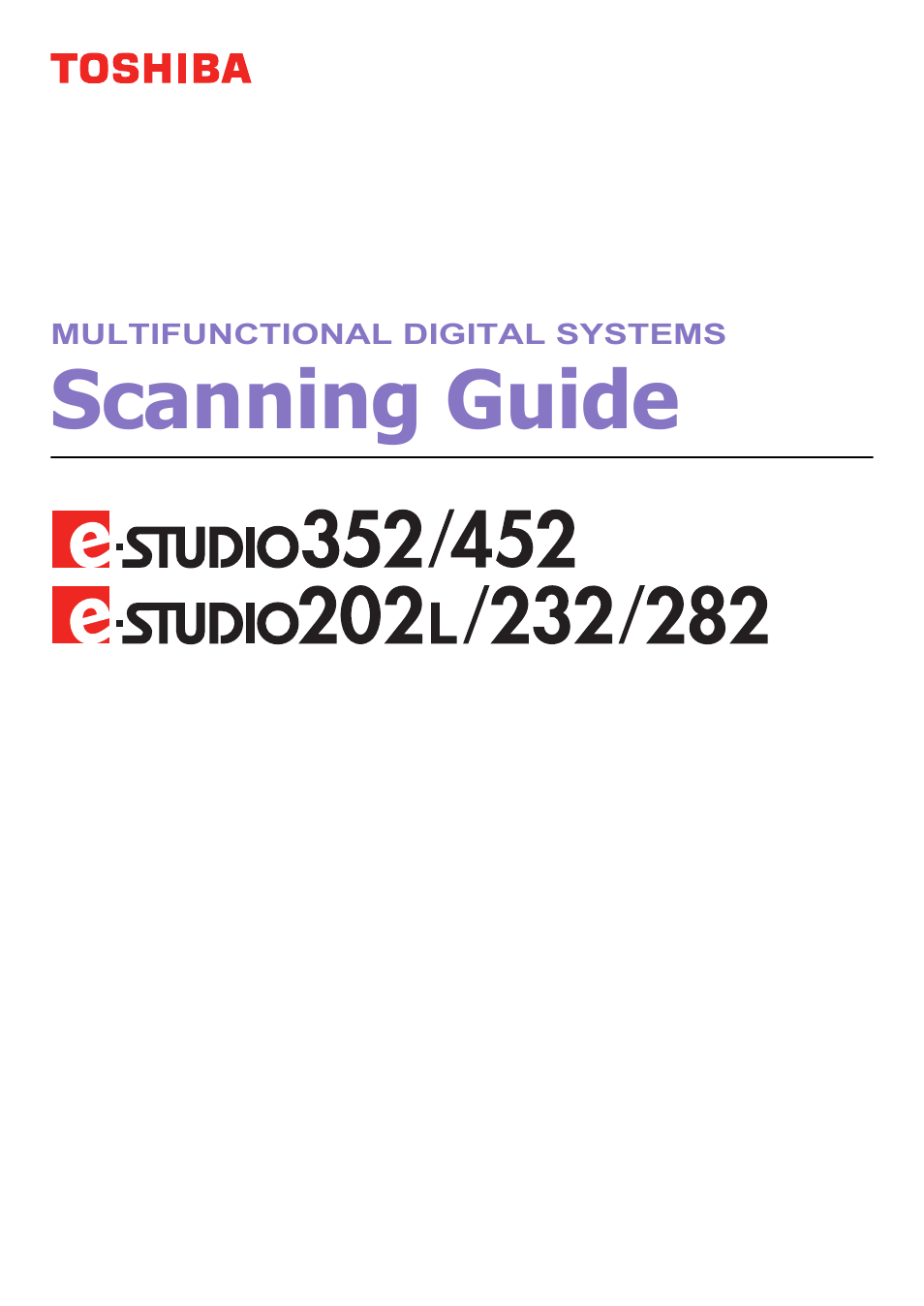 Toshiba E-STUDIO 352 User Manual | 142 pages