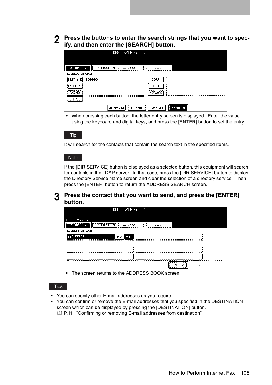 Toshiba E-STUDIO 352 User Manual | Page 105 / 142
