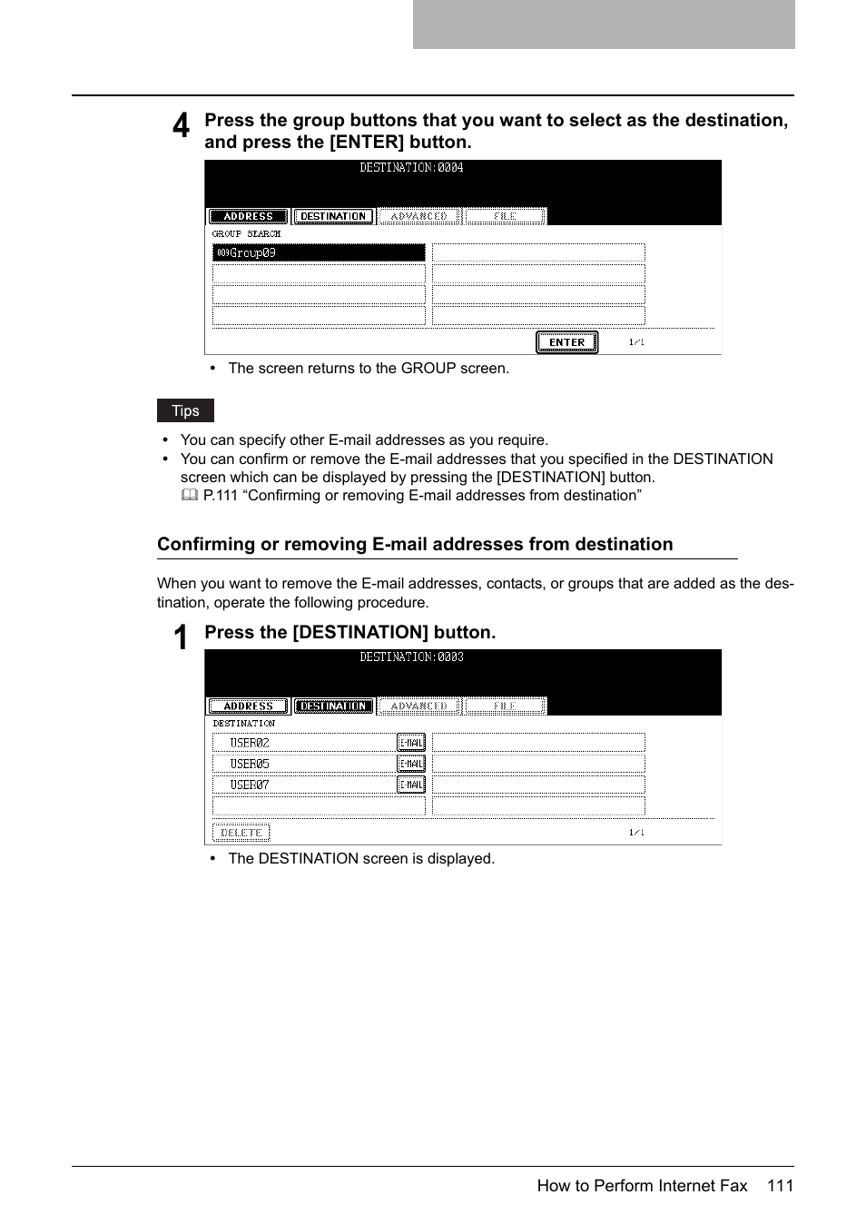 Toshiba E-STUDIO 352 User Manual | Page 111 / 142