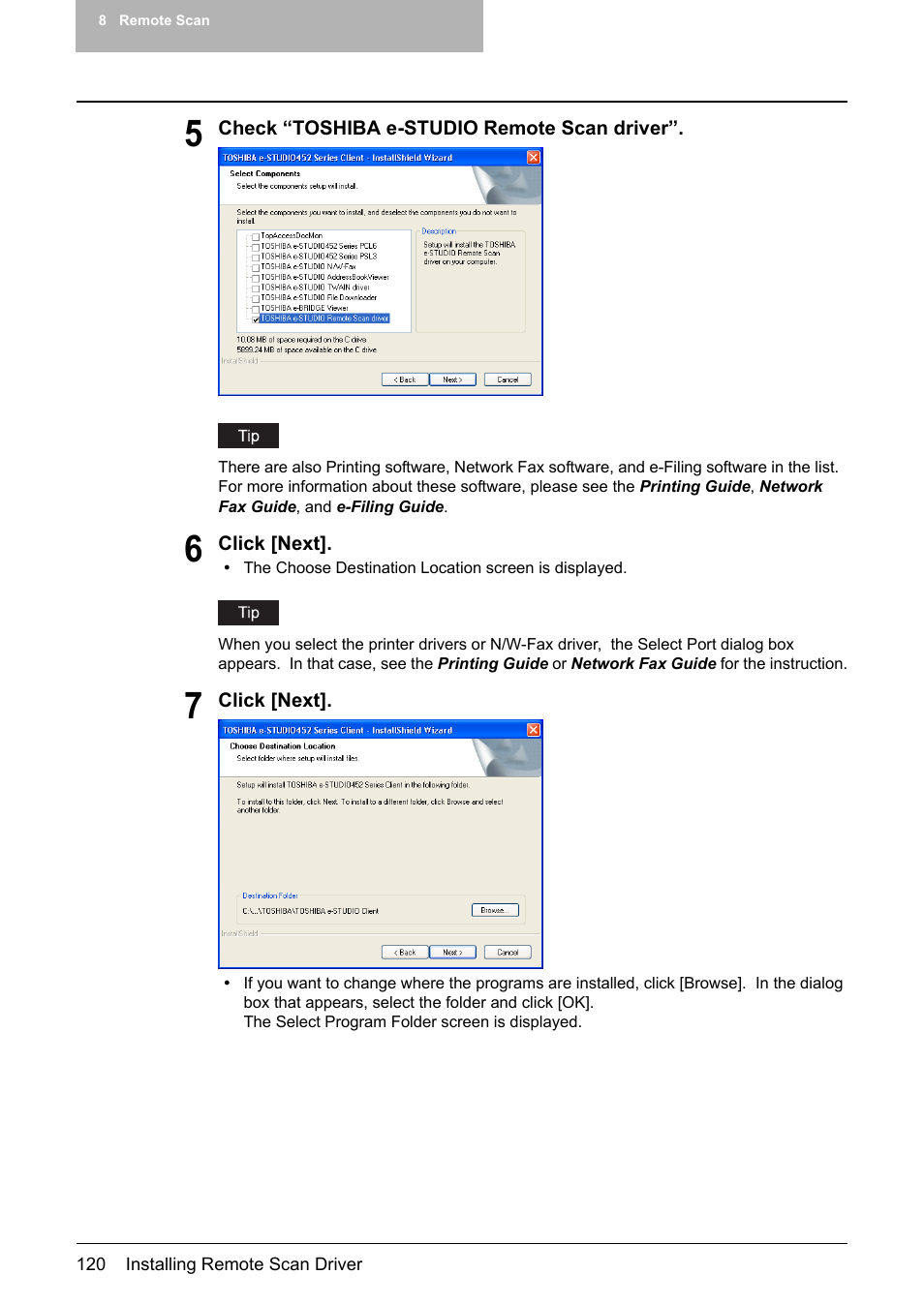 Toshiba E-STUDIO 352 User Manual | Page 120 / 142