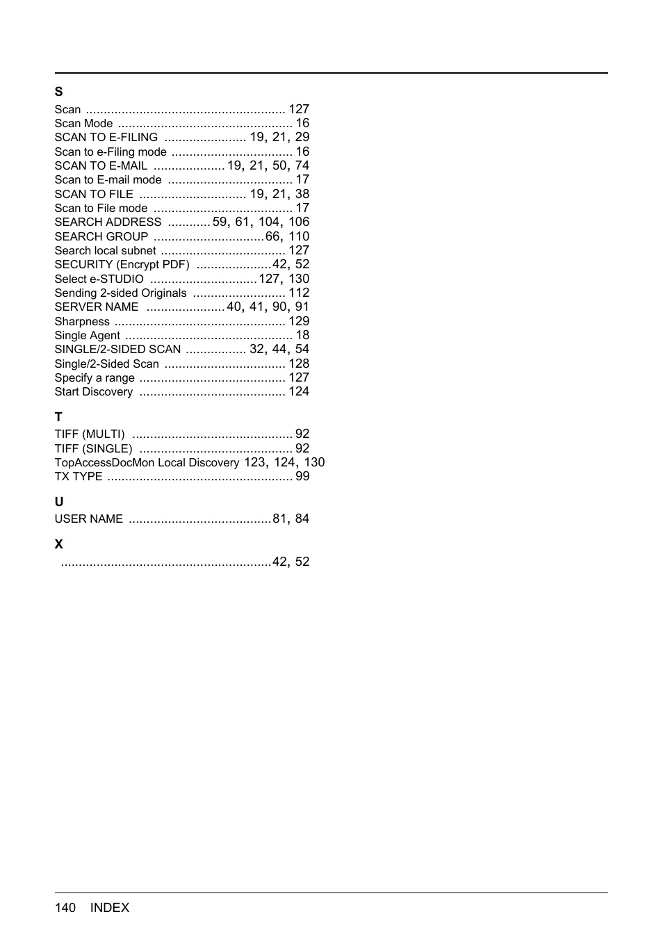 Toshiba E-STUDIO 352 User Manual | Page 140 / 142