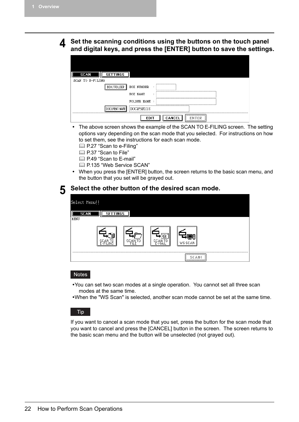 Toshiba E-STUDIO 352 User Manual | Page 22 / 142