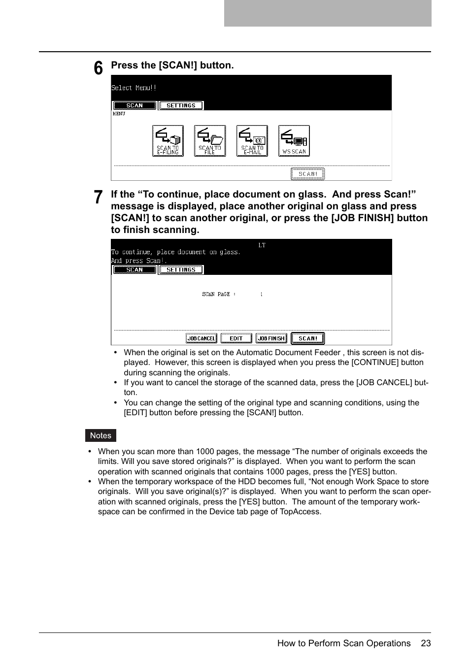 Toshiba E-STUDIO 352 User Manual | Page 23 / 142