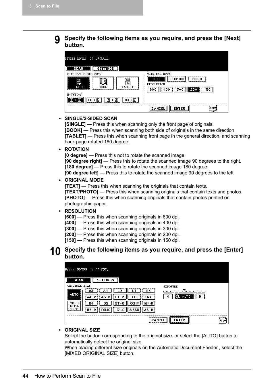 Toshiba E-STUDIO 352 User Manual | Page 44 / 142